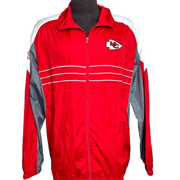 NFL Other - Kansas City Chiefs Football NFL Lightweight Windbreaker Jacket Coat Zipper XL